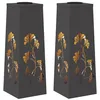 Image de vidaXL Zonne LED Pad Licht 2 st Warmwit 18 x 18 x 50 cm