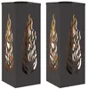 Image de vidaXL Zonne LED Pad Licht 2 st Warmwit 18 x 18 x 50 cm