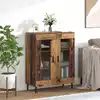 Image de vidaXL Buffet Bois Ancien 69,5 x 34 x 90 cm Bois d'ingénierie
