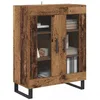 Image de vidaXL Buffet Bois Ancien 69,5 x 34 x 90 cm Bois d'ingénierie, Meuble de salon, solution de rangement moderne, organisateur rectangulaire, unité autoportante, étagères efficaces