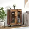 Image de vidaXL Buffet Bois Ancien 69,5 x 34 x 90 cm Bois d'ingénierie