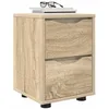 Image de vidaXL Tables de chevet 2 pc Chêne Sonoma 30,5 x 30 x 43 cm