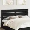 Image de vidaXL Tête de lit Chêne noir Bois d'ingénierie