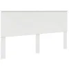 Image de vidaXL Tête de lit Blanc Brillant 100 cm Bois d’ingénierie, Tête de lit moderne, design rectangulaire, meuble en bois durable, gain de place pour déco de chambre minimaliste