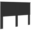 Image de vidaXL Tête de lit Chêne Noir 100 cm Bois d’ingénierie