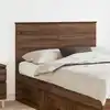 Image de vidaXL Tête de lit Chêne brun 100 cm Bois d’ingénierie