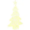 Image de vidaXL Sapin de Noël 100 LED Blanc chaud 120 cm Acrylique