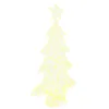 Image de vidaXL Sapin de Noël 160 LED Blanc chaud 150 cm Acrylique