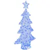 Image de vidaXL Sapin de Noël 160 LED Bleu 150 cm Acrylique