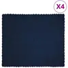 Image de vidaXL Couverture antidérapante en fausse de lapin Olite 4 pc 25.15 kg