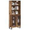 Image de vidaXL Haut Armoire 2 pc Bois ancien 69,5 x 34 x 180 cm