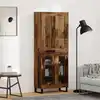Image de vidaXL Haut Armoire 2 pc Bois ancien 69,5 x 34 x 180 cm