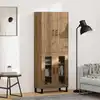 Image de vidaXL Haut Armoire 2 pc Chêne artisanal 69,5 x 34 x 180 cm