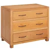 Image de vidaXL Armoire avec tiroir Marron 80 x 50 x 70 cm Bois de chêne massif
