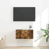 Image de vidaXL Meuble TV mural 60 x 31 x 29,5 cm Chêne fumé Bois d'ingénierie