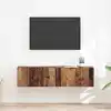 Image de vidaXL Meuble TV mural 2 pcs Bois Ancien 60 x 31 x 29,5 cm