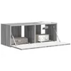 Image de vidaXL Meuble TV mural 78,5 x 31 x 29,5 cm Gris Sonoma