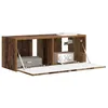 Image de vidaXL TV Wandkast 78,5 x 31 x 29,5 cm Oud Hout Bewerkt hout