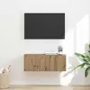 Image de vidaXL Meuble TV mural 78,5 x 31 x 29,5 cm Chêne artisan