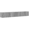 Image de vidaXL Meuble TV mural 2 pcs Gris Sonoma 98 x 31 x 29,5 cm