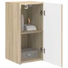 Image de vidaXL Meuble TV mural 2 pc Sonoma Bois d'ingénierie