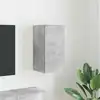 Image de vidaXL Meuble TV mural Béton 30 x 31 x 60 cm Bois d'ingénierie