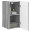 Image de vidaXL TV Wandkast 2 st Grijs Sonoma Bewerkt hout