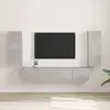 Image de vidaXL Meuble TV mural 2 pc Béton Bois d'ingénierie