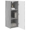 Image de vidaXL TV Wandkast 30 x 31 x 80 cm Grijs Sonoma Bewerkt hout