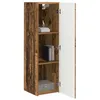 Image de vidaXL TV Wandkast 30 x 31 x 100 cm Oud Hout Bewerkt hout