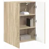 Image de vidaXL TV Wandkast 59,5 x 31 x 80 cm Sonoma Eik Bewerkt hout