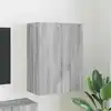 Image de vidaXL Meuble TV mural Gris Sonoma 59,5 x 31 x 80 cm Bois d'ingénierie