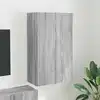 Image de vidaXL Meuble TV mural Montage mural Gris Sonoma 59,5 x 31 x 100 cm