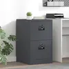 Image de vidaXL Cabinet de Dossier avec tiroir Anthracite 44 x 50 x 106.5 cm