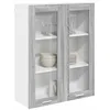 Image de vidaXL Armoire suspendue Gris Sonoma 80 x 31 x 100 cm