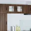 Image de vidaXL Panneau de lave-vaisselle Kalmar 2 pcs Chêne brun