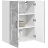 Image de vidaXL Panneau de lave-vaisselle Kalmar Gris béton 60 x 31 x 80 cm