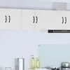 Image de vidaXL Meuble mural LUCCA 2 pc Blanc brillant Bois d'ingénierie
