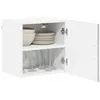 Image de vidaXL Wandkast LUCCA 2 st Grijs sonoma Bewerkt hout