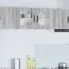 Image de vidaXL Cabinet en verre mural LUCCA Sonoma gris 80 x 31 x 40 cm