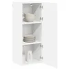 Image de vidaXL Meuble mural LUCCA Blanc 40 x 31 x 100 cm Bois d'ingénierie