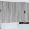 Image de vidaXL Meuble mural LUCCA Sonoma gris 50 x 31 x 100 cm