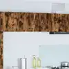 Image de vidaXL Meuble mural PORTO Chêne fumé 40 x 31 x 40 cm Bois d'ingénierie