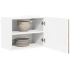 Image de vidaXL Meuble mural PORTO 2 pcs Chêne Sonoma 50 x 31 x 40 cm, Armoire de cuisine en bois moderne, murale, rangement compact, design pratique, meuble en bois durable