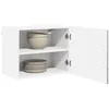 Image de vidaXL Meuble mural PORTO 2 pc Gris Sonoma Bois d'ingénierie
