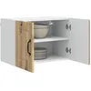 Image de vidaXL Wandkast PORTO Artisan Eiken 60 x 31 x 40 cm Bewerkt hout