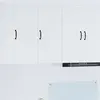 Image de vidaXL Meuble mural PORTO Blanc 40 x 31 x 80 cm Bois d'ingénierie