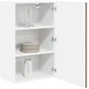 Image de vidaXL Meuble mural PORTO Chêne brun 50 x 31 x 80 cm Bois d'ingénierie