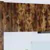 Image de vidaXL Meuble mural PORTO Chêne fumé 80 x 31 x 80 cm Bois d'ingénierie