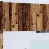 Image de vidaXL Meuble mural PORTO Bois ancien 80 x 31 x 80 cm